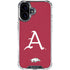 University of Arkansas-Fayetteville A Red iPhone 16 Plus Clear Case