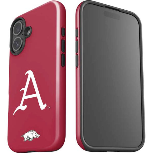 University of Arkansas-Fayetteville A Red iPhone 16 Plus Impact Case