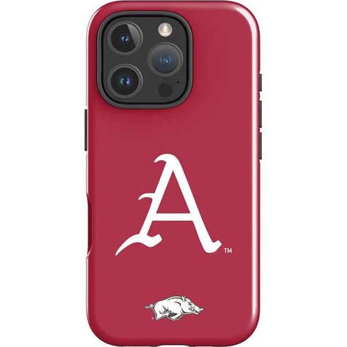 University of Arkansas-Fayetteville A Red iPhone 16 Pro Impact Case