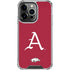 University of Arkansas-Fayetteville A Red iPhone 16 Pro Max Clear Case