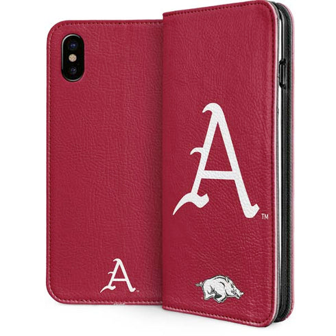 University of Arkansas-Fayetteville A Red iPhone 8 Folio Case