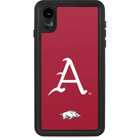 University of Arkansas-Fayetteville A Red iPhone XR Waterproof Case