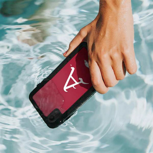 University of Arkansas-Fayetteville A Red iPhone XR Waterproof Case