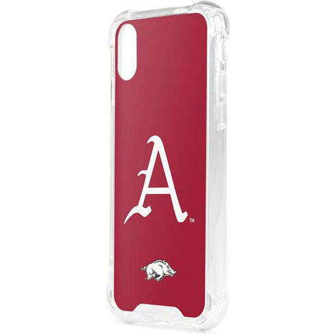University of Arkansas-Fayetteville A Red iPhone XS Clear Case