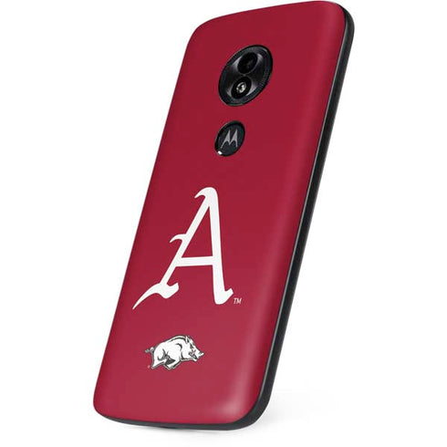 University of Arkansas-Fayetteville A Red Moto E5 Play Skin