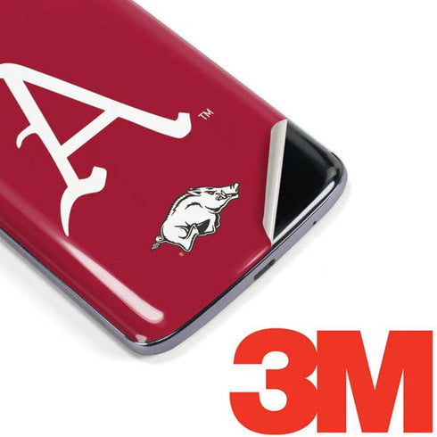 University of Arkansas-Fayetteville A Red Moto E5 Plus Skin