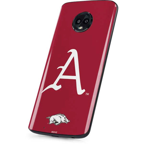 University of Arkansas-Fayetteville A Red Moto G6 Skin