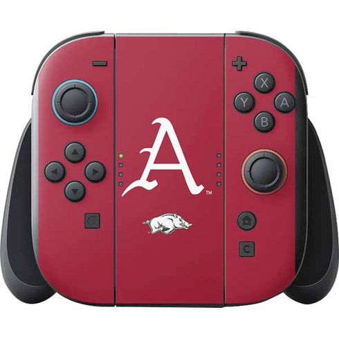 University of Arkansas-Fayetteville A Red Nintendo Switch 2 (2025) with Joy-Con Skin