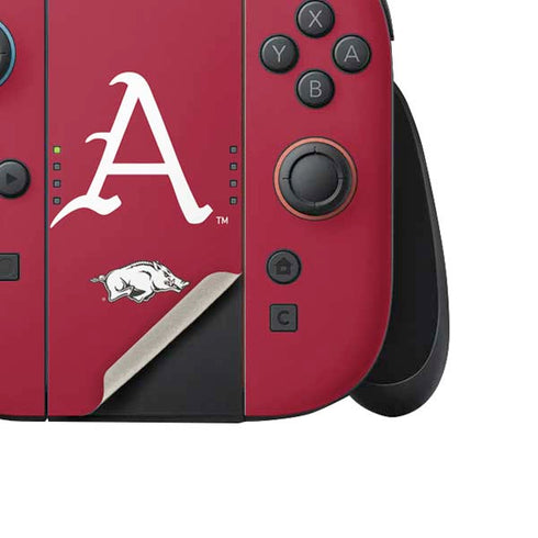 University of Arkansas-Fayetteville A Red Nintendo Switch 2 (2025) Joy-Con Controller Skin