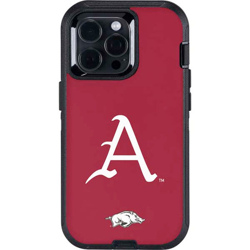 University of Arkansas-Fayetteville A Red Otterbox Defender iPhone Skin