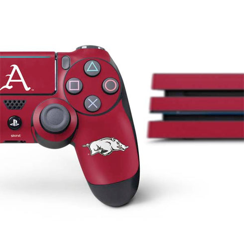 University of Arkansas-Fayetteville A Red PS4 Pro Bundle Skin
