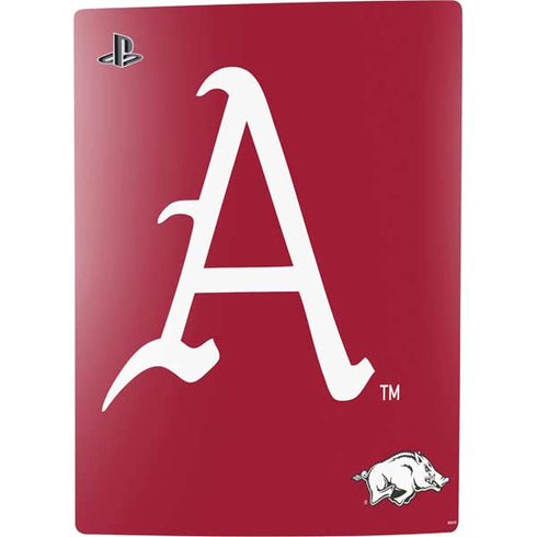 University of Arkansas-Fayetteville A Red PS5 Digital Edition Console Skin
