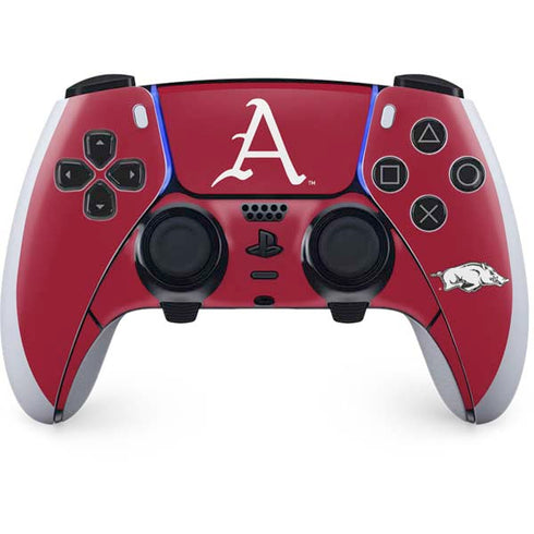 University of Arkansas-Fayetteville A Red PS5 DualSense Edge Pro Controller Skin