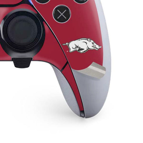 University of Arkansas-Fayetteville A Red PS5 DualSense Edge Pro Controller Skin