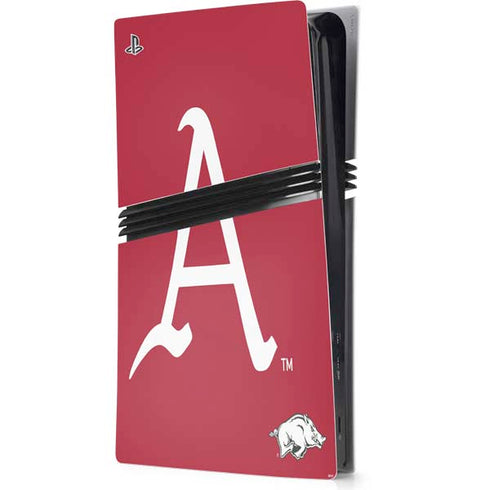 University of Arkansas-Fayetteville A Red PS5 Pro Console Skin