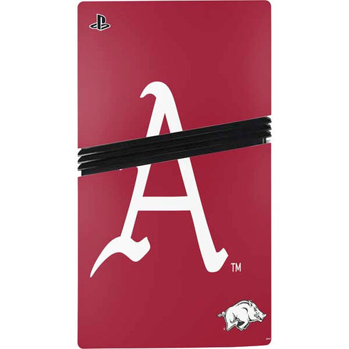 University of Arkansas-Fayetteville A Red PS5 Pro Console Skin