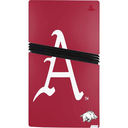 University of Arkansas-Fayetteville A Red PS5 Pro Console Skin
