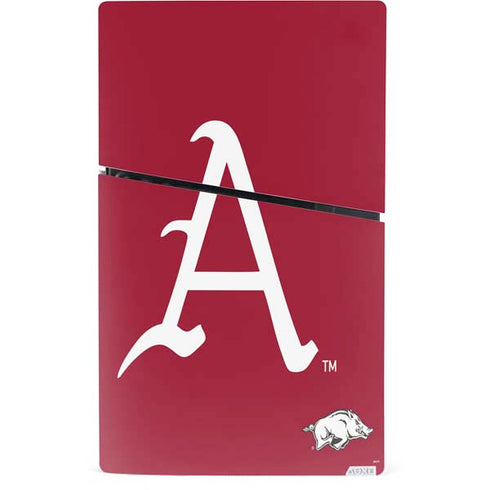 University of Arkansas-Fayetteville A Red PS5 Slim Digital Edition Bundle Skin