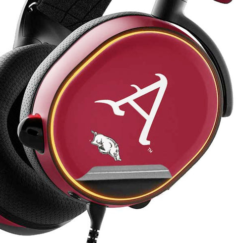 University of Arkansas-Fayetteville A Red SteelSeries Arctis 3 Skin