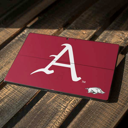 University of Arkansas-Fayetteville A Red Surface Pro 7 Skin