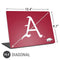 University of Arkansas-Fayetteville A Red Universal Laptop 16.6in (13.4 x 9.7in) Skin