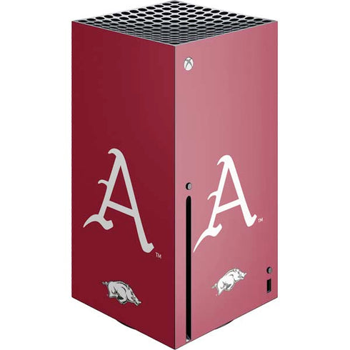 University of Arkansas-Fayetteville A Red Xbox Series X Console Skin