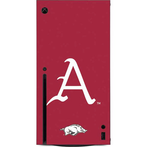 University of Arkansas-Fayetteville A Red Xbox Series X Console Skin