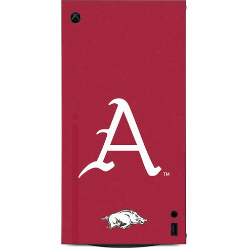 University of Arkansas-Fayetteville A Red XBox Series X Digital Edition Console Skin