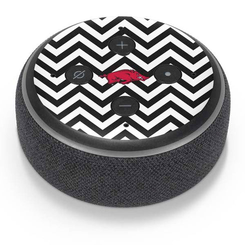 University of Arkansas-Fayetteville Chevron Print Amazon Echo Dot Skin