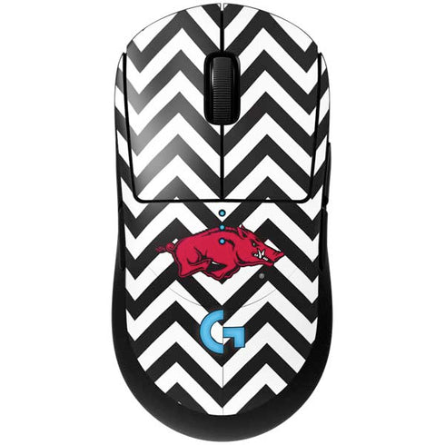 University of Arkansas-Fayetteville Chevron Print G Pro Wireless Gaming Mouse Skin