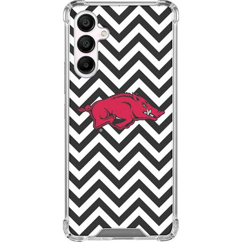University of Arkansas-Fayetteville Chevron Print Galaxy A16 5G Clear Case