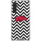 University of Arkansas-Fayetteville Chevron Print Galaxy A17 Clear Case