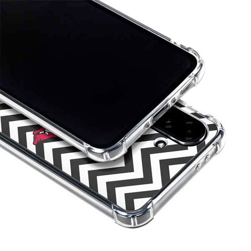 University of Arkansas-Fayetteville Chevron Print Galaxy A36 5G Clear Case