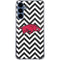 University of Arkansas-Fayetteville Chevron Print Galaxy A55 5G Clear Case