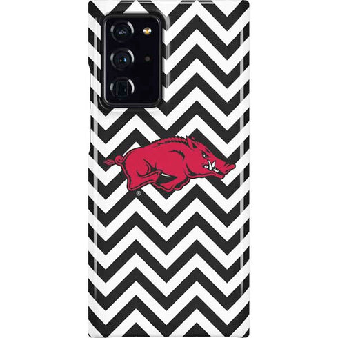 University of Arkansas-Fayetteville Chevron Print Galaxy Cases