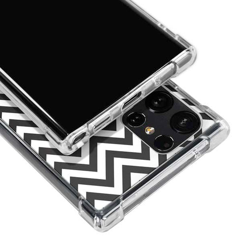 University of Arkansas-Fayetteville Chevron Print Galaxy S23 Ultra Clear Case