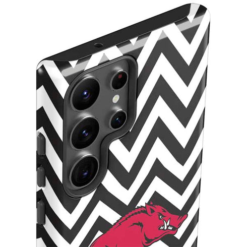 University of Arkansas-Fayetteville Chevron Print Galaxy S23 Ultra Pro Case