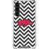 University of Arkansas-Fayetteville Chevron Print Galaxy S24 FE Clear Case
