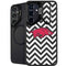 University of Arkansas-Fayetteville Chevron Print Galaxy S24 FE Kickstand Case
