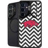 University of Arkansas-Fayetteville Chevron Print Galaxy S24 FE Kickstand Case
