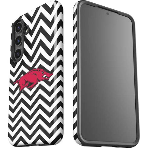 University of Arkansas-Fayetteville Chevron Print Galaxy S25 Impact Case