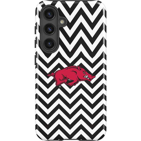 University of Arkansas-Fayetteville Chevron Print Galaxy S25 Plus Impact Case