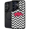 University of Arkansas-Fayetteville Chevron Print Galaxy S25 Plus Kickstand Case