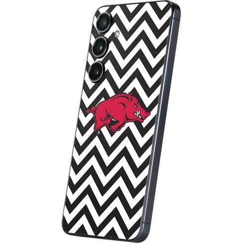 University of Arkansas-Fayetteville Chevron Print Galaxy S25 Skin