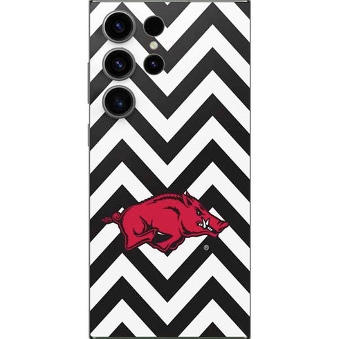 University of Arkansas-Fayetteville Chevron Print Galaxy S25 Ultra Skin