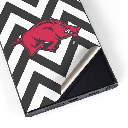 University of Arkansas-Fayetteville Chevron Print Galaxy S25 Ultra Skin