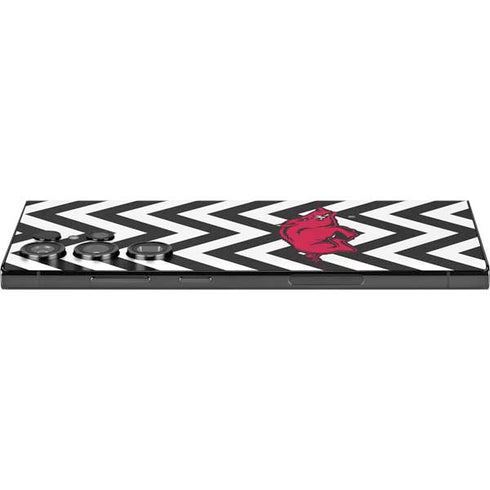 University of Arkansas-Fayetteville Chevron Print Galaxy S24 Ultra Skin