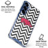 University of Arkansas-Fayetteville Chevron Print Galaxy S25 Plus Clear Case