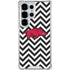 University of Arkansas-Fayetteville Chevron Print Galaxy S25 Ultra Clear Case
