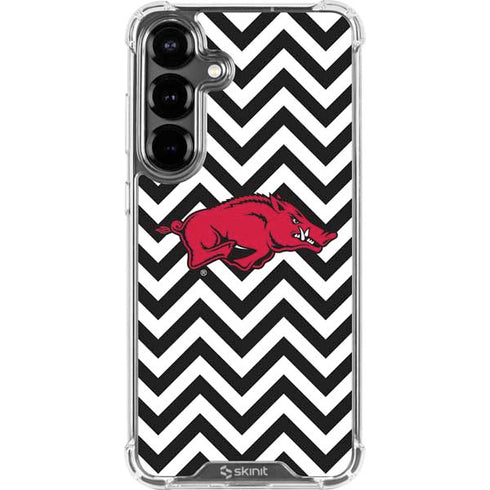 University of Arkansas-Fayetteville Chevron Print Galaxy S26 Clear Case